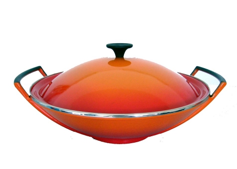 Kliknij aby powiększyć Wok żeliwny LE Creuset Flame