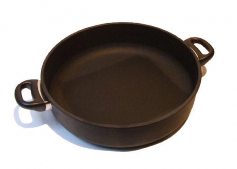 Kliknij aby powiększyć Patelnia - rondel tytanowy 32cm/8cm SKK