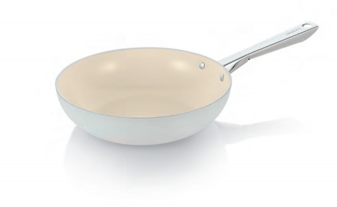 Wok Total White Moneta 28 cm