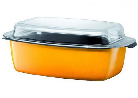 Kliknij aby powiększyć Brytfanna prostokątna Crazy Yellow 5,3l Silit