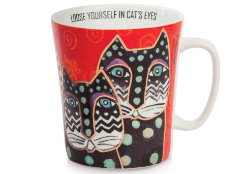 Kubek red LAUREL BURCH Egan
